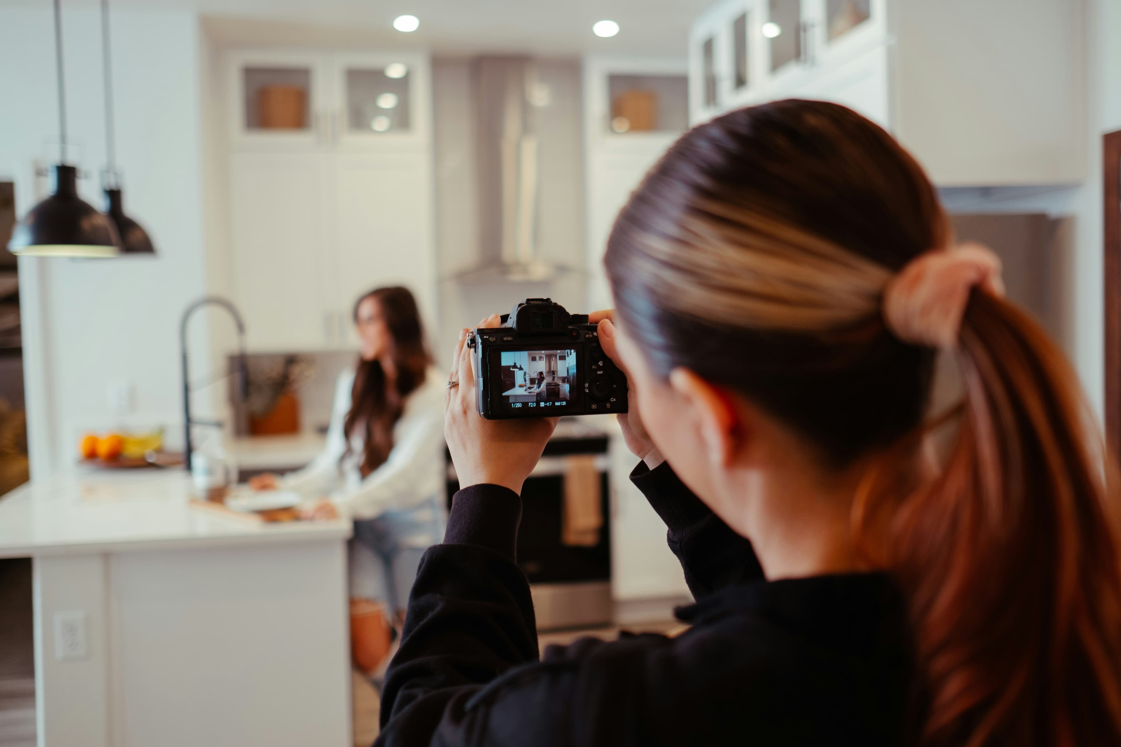Creator shooting content